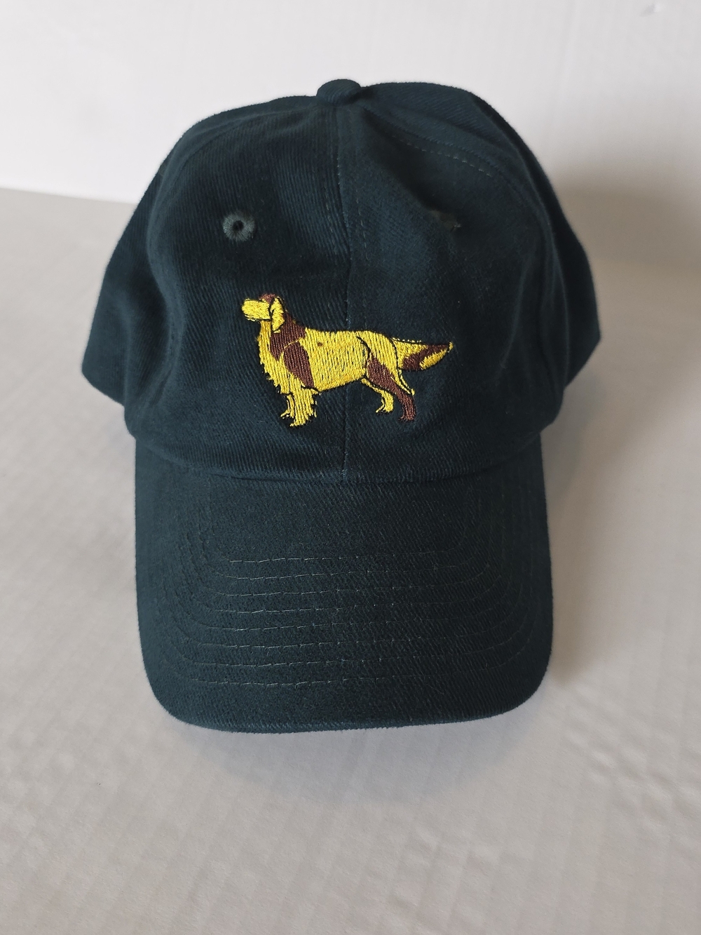 Golden Retriver Embroidered Geen Cap Hat Baseball Preppy Outdoor Grandpacore